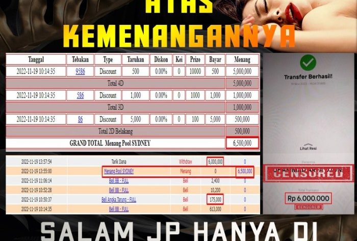 CHUTOGEL : Cashback deposit harian CHUTOGEL